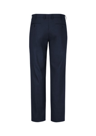 Picture of Biz Corporates Mens Comfort Adjustable Wool Flat Front Pant