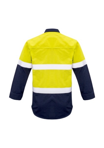 Picture of Syzmik Flame Resistant Shirt Lightweight Closed Front with Reflective Tape Metatech HRC1