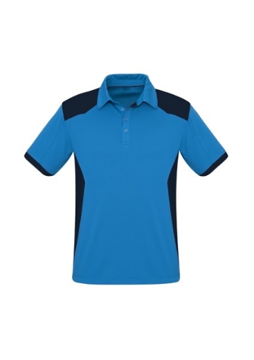 Picture of Biz Collection Mens Rival Polo Shirt 100% Polyester Micro Interlock