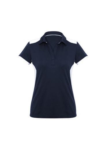 Picture of Biz Collection Ladies Rival Polo Shirt 100% Polyester Micro Interlock