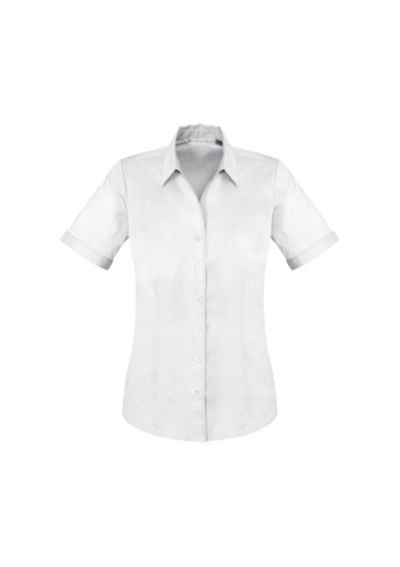 Picture of Biz Collection Ladies Monaco Shirt Short Sleeve Cotton Rich