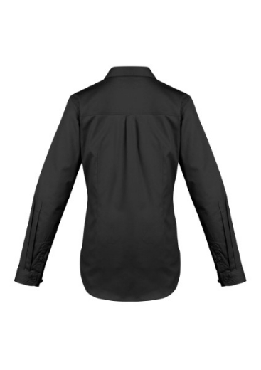 Picture of Syzmik Ladies Light Weight Tradie Shirt 100% Cotton Long Sleeve