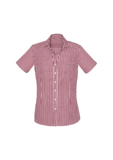 Picture of Biz Corporates Ladies Springfield Shirt Short Sleeve