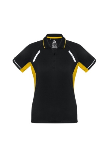 Picture of Biz Collection Ladies Renegade Polo Shirt 100% Bizcool breathable polyester