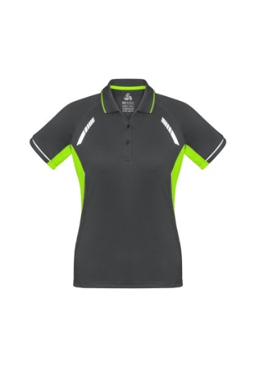 Picture of Biz Collection Ladies Renegade Polo Shirt 100% Bizcool breathable polyester