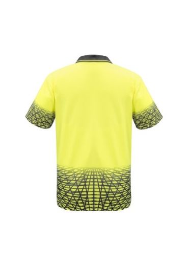 Picture of Syzmik Mens Tracks Polo Shirt 100% Polyester Short Sleeve