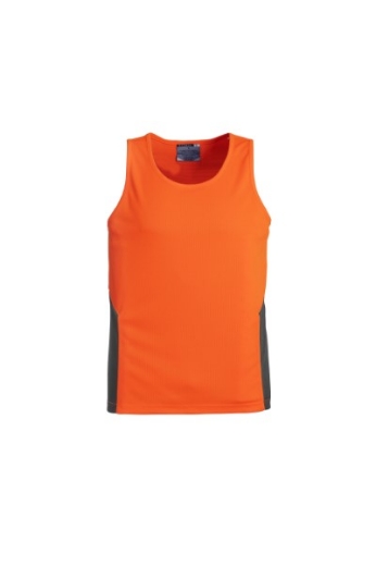 Picture of Syzmik Mens Squad Singlet 100% Polyester
