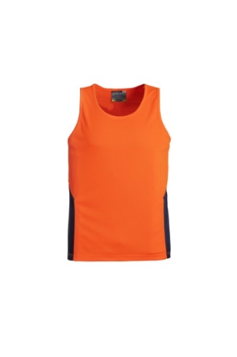 Picture of Syzmik Mens Squad Singlet 100% Polyester