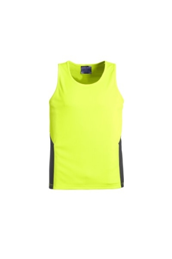 Picture of Syzmik Mens Squad Singlet 100% Polyester