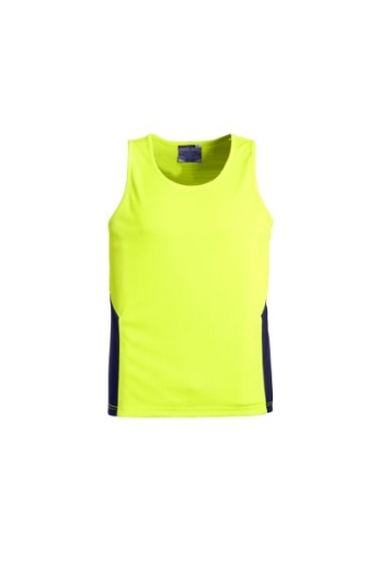 Picture of Syzmik Mens Squad Singlet 100% Polyester