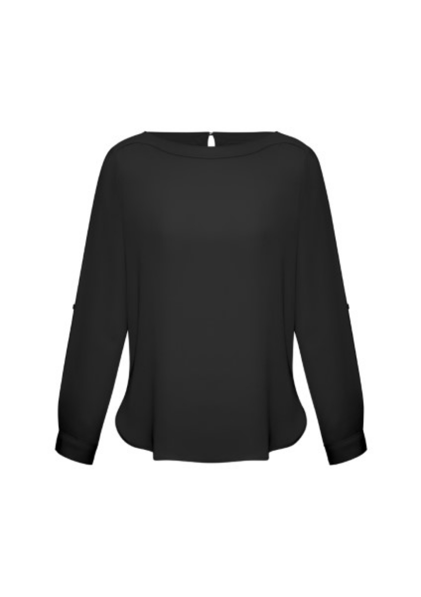 Picture of Biz Collection Ladies Madison Boatneck Blouse