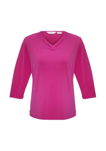 Picture of Biz Collection Ladies Lana Top 3/4 Sleeve