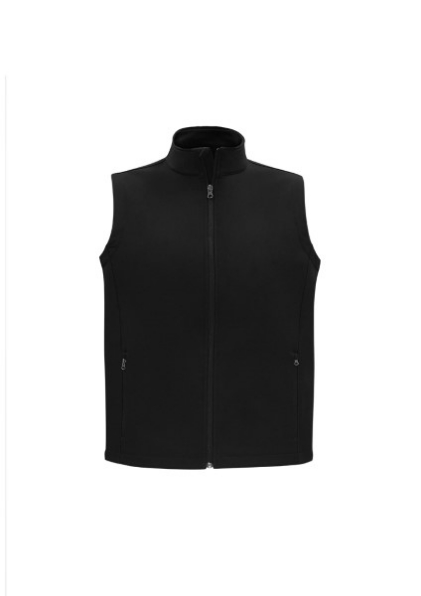 Picture of Biz Collection Mens Apex Lightweight Soft Shell Vest 100% polyester outer bonded fleece inner