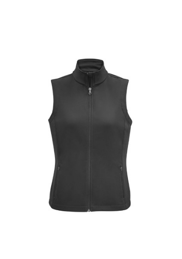 Picture of Biz Collection Ladies Apex Lightweight Soft Shell Vest 100% polyester outer bonded fleece inner