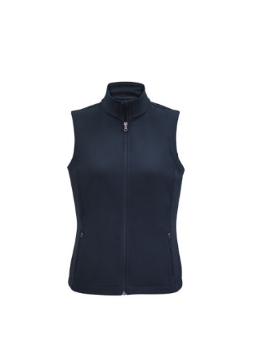 Picture of Biz Collection Ladies Apex Lightweight Soft Shell Vest 100% polyester outer bonded fleece inner