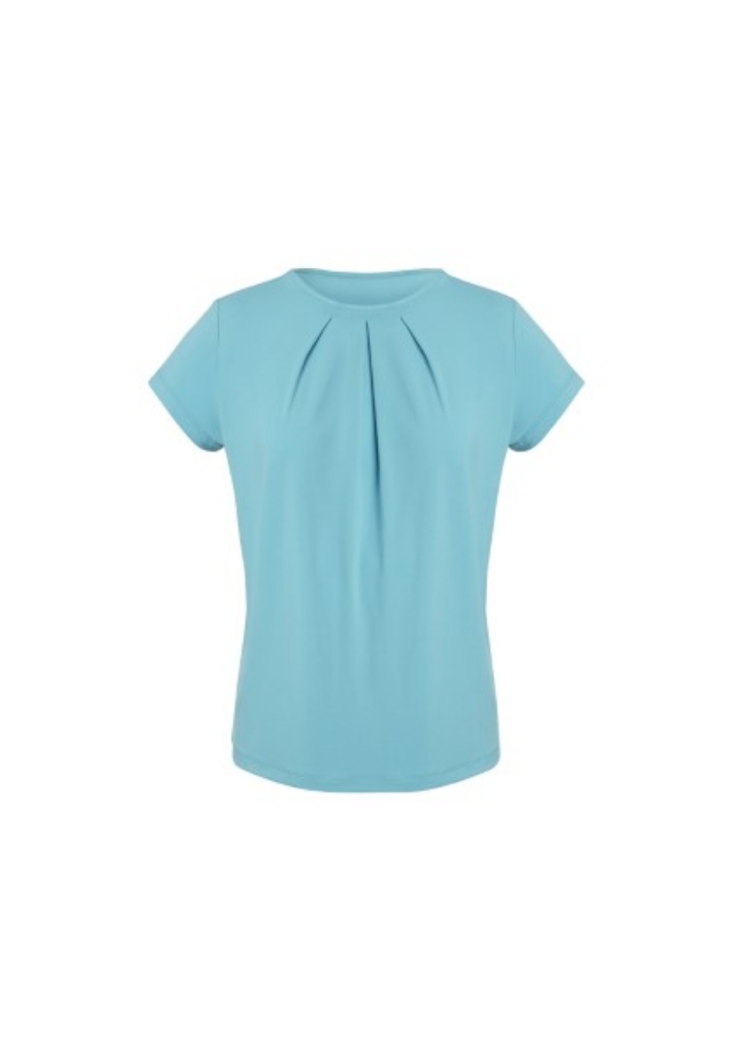 Picture of Biz Corporates Ladies Blaise Top Short Sleeve 95% Polyester, 5% Elastane