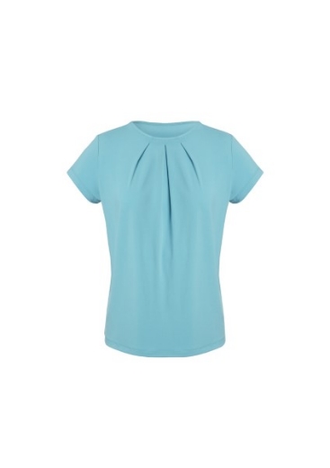 Picture of Biz Corporates Ladies Blaise Top Short Sleeve 95% Polyester, 5% Elastane