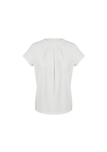 Picture of Biz Corporates Ladies Blaise Top Short Sleeve 95% Polyester, 5% Elastane