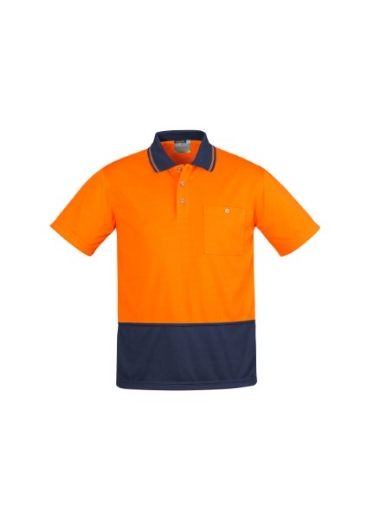 Picture of Syzmik Mens Comfort Back Polo Shirt Short Sleeve