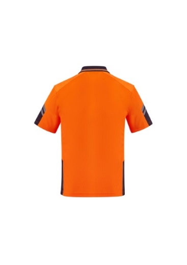 Picture of Syzmik Mens Reinforced Squad Polo Shirt Short Sleeve 100% Polyester