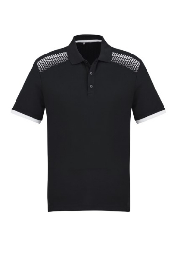 Picture of Biz Collection Mens Galaxy Polo Shirt 100% Bizcool breathable polyester