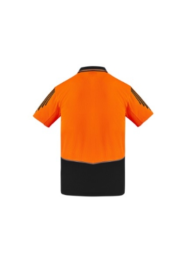 Picture of Syzmik Mens Flux Polo Shirt 100% Polyester Short Sleeve