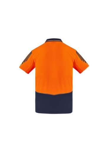 Picture of Syzmik Mens Flux Polo Shirt 100% Polyester Short Sleeve