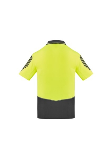 Picture of Syzmik Mens Flux Polo Shirt 100% Polyester Short Sleeve