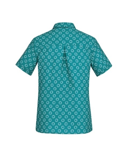 Picture of Bizcare Ladies Daisy Print Shirt Short Sleeve