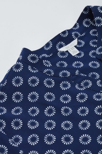 Picture of Bizcare Ladies Daisy Print Tunic Short Sleeve