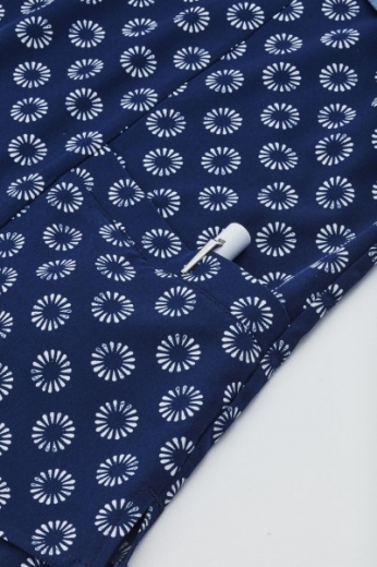 Picture of Bizcare Ladies Daisy Print Tunic Short Sleeve