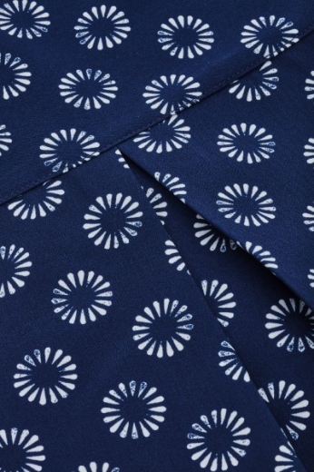 Picture of Bizcare Ladies Daisy Print Tunic Short Sleeve