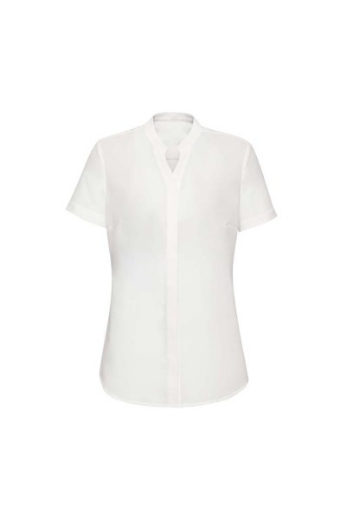 Picture of Biz Corporates Ladies Juliette Plain Shirt Short Sleeve 100% Polyester