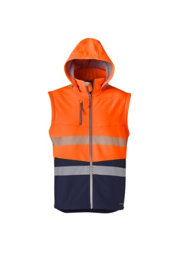 Picture of Syzmik Hi Vis 2 in 1 Soft Shell Jacket with Stretch Reflective Tape