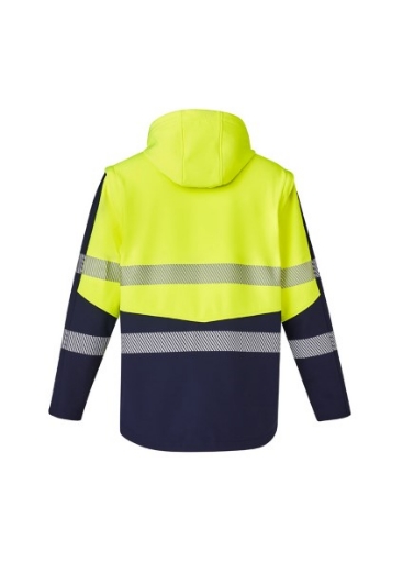 Picture of Syzmik Hi Vis 2 in 1 Soft Shell Jacket with Stretch Reflective Tape