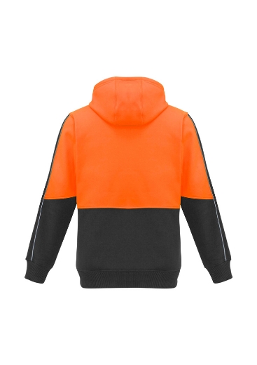 Picture of Syzmik Unisex Hi Vis Full Zip Fleece Hoodie