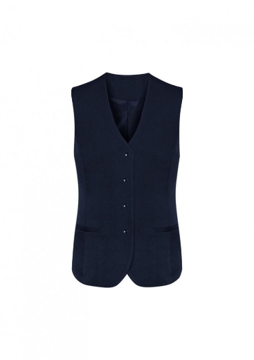 Picture of Biz Corporates Ladies Longline Vest Comfort Wool Stretch