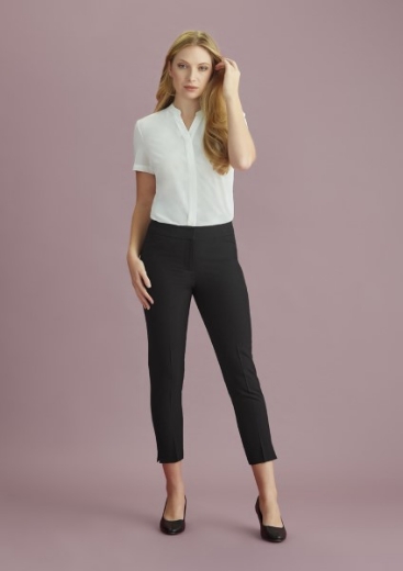 Picture of Biz Corporates Ladies Siena 7/8 Mid-Waist Slim Leg Pant