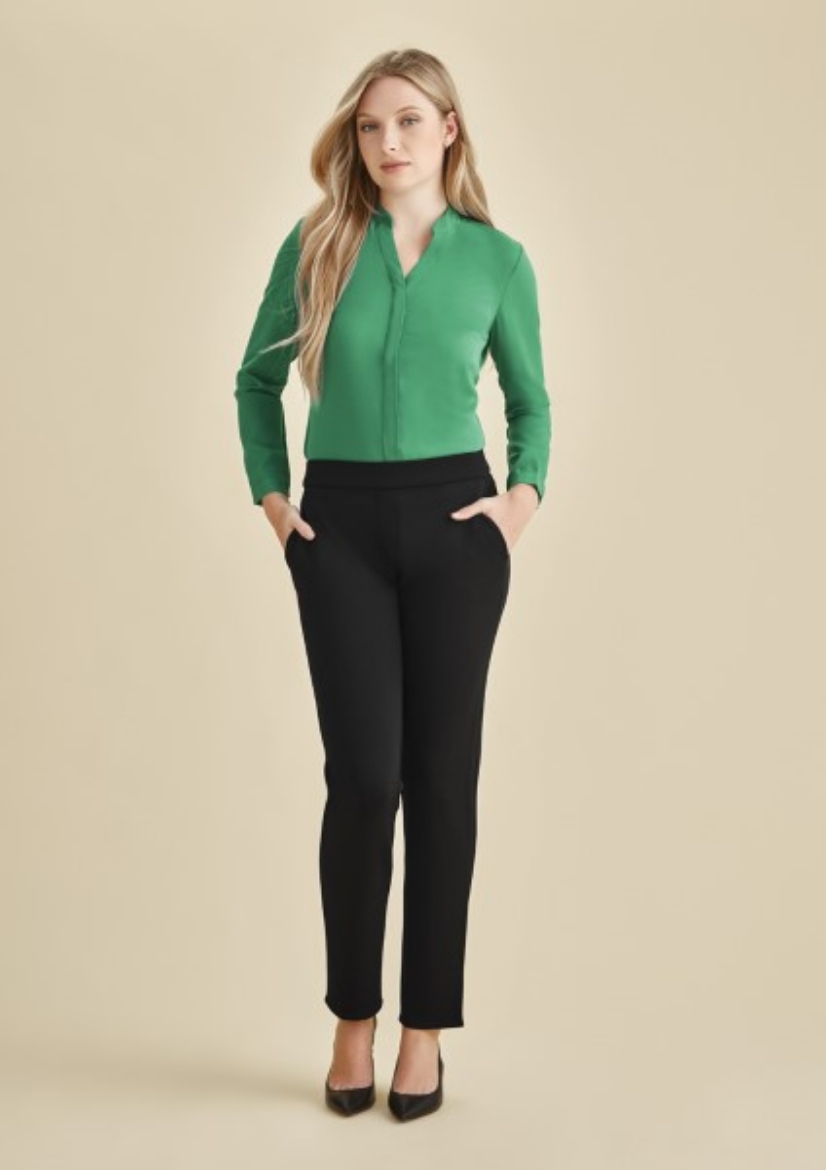 Picture of Biz Corporates Ladies Scuba Ponte Mid-Rise Pull-On Pant