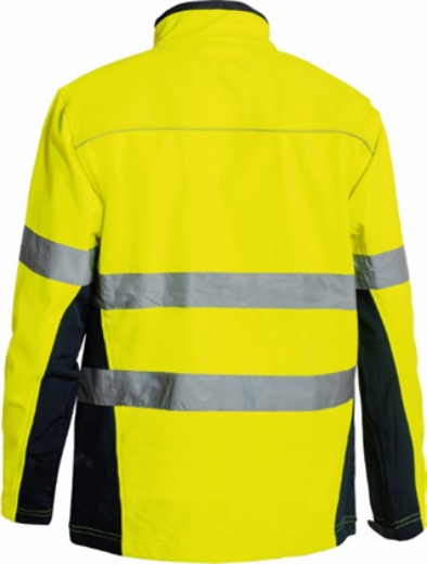 Picture of Bisley Hi Vis Soft Shell Jacket with Reflective Tape