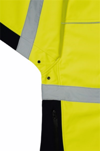 Picture of Bisley Hi Vis Soft Shell Jacket with Reflective Tape