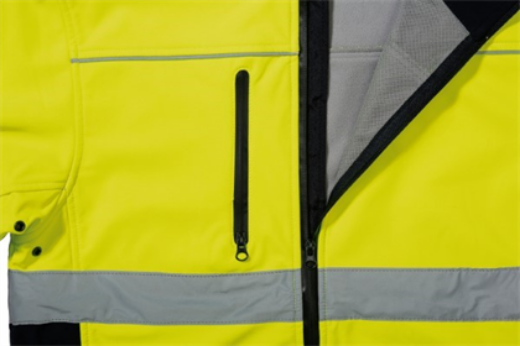Picture of Bisley Hi Vis Soft Shell Jacket with Reflective Tape