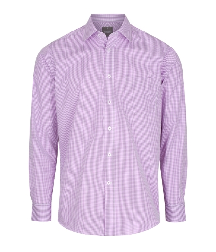 Picture of Gloweave Mens Westgarth Gingham Check Long Sleeve Shirt