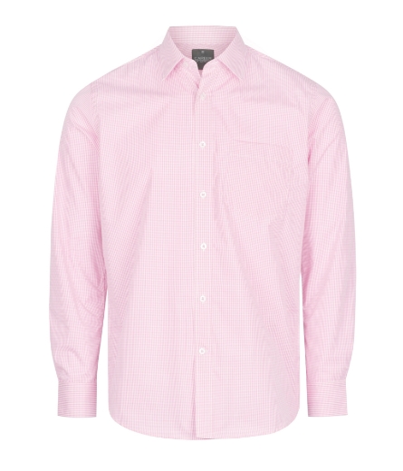 Picture of Gloweave Mens Westgarth Gingham Check Long Sleeve Shirt