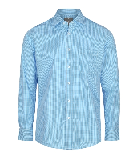 Picture of Gloweave Mens Westgarth Gingham Check Long Sleeve Shirt