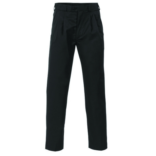 Picture of DNC Mens Pleat Front Trousers Polyester/Viscose