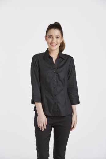 Picture of Corporate Reflections Ladies Serenity Blouse Fitted 3/4 Sleeve