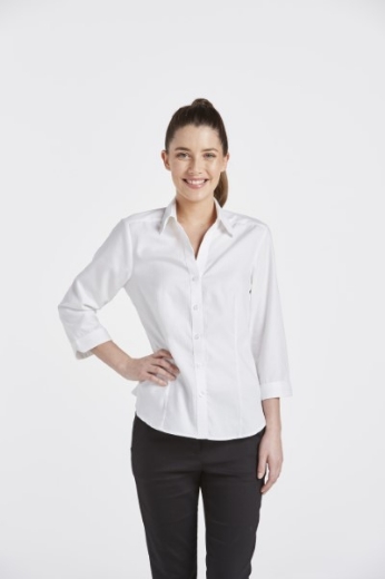 Picture of Corporate Reflections Ladies Serenity Blouse Fitted 3/4 Sleeve
