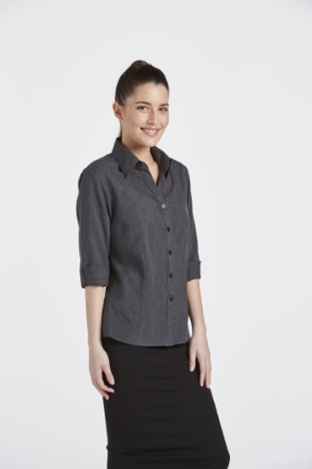 Picture of Corporate Reflections Ladies Climate Smart Blouse Semi Fit 3/4 Sleeve