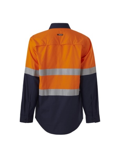 Picture of King Gee WC Vented Spliced Shirt Taped Long Sleeve